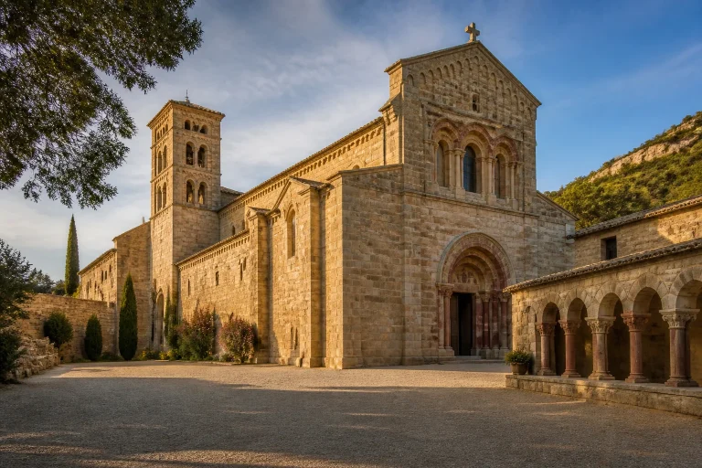 Abbaye de caunes minervois joyau roman