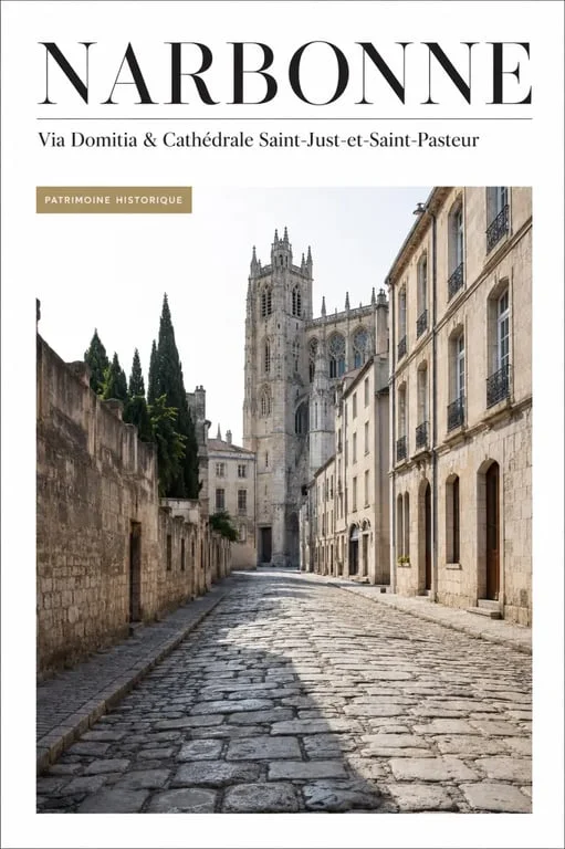 Narbonne visite du centre historique avec la Via Domitia et la cathédrale Saint-Just-et-Saint-Pasteur